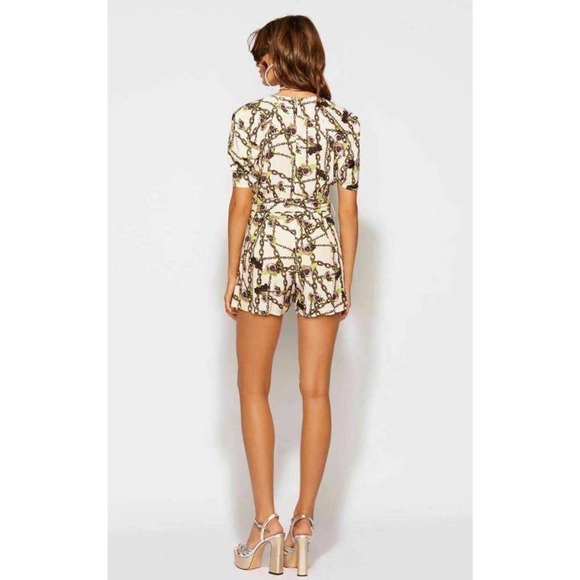 NEW Blue Life Russ Romper Chain Bloom Floral Small Revolve - Picture 3 of 9